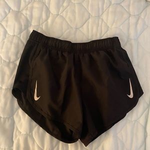 Nike black running shorts